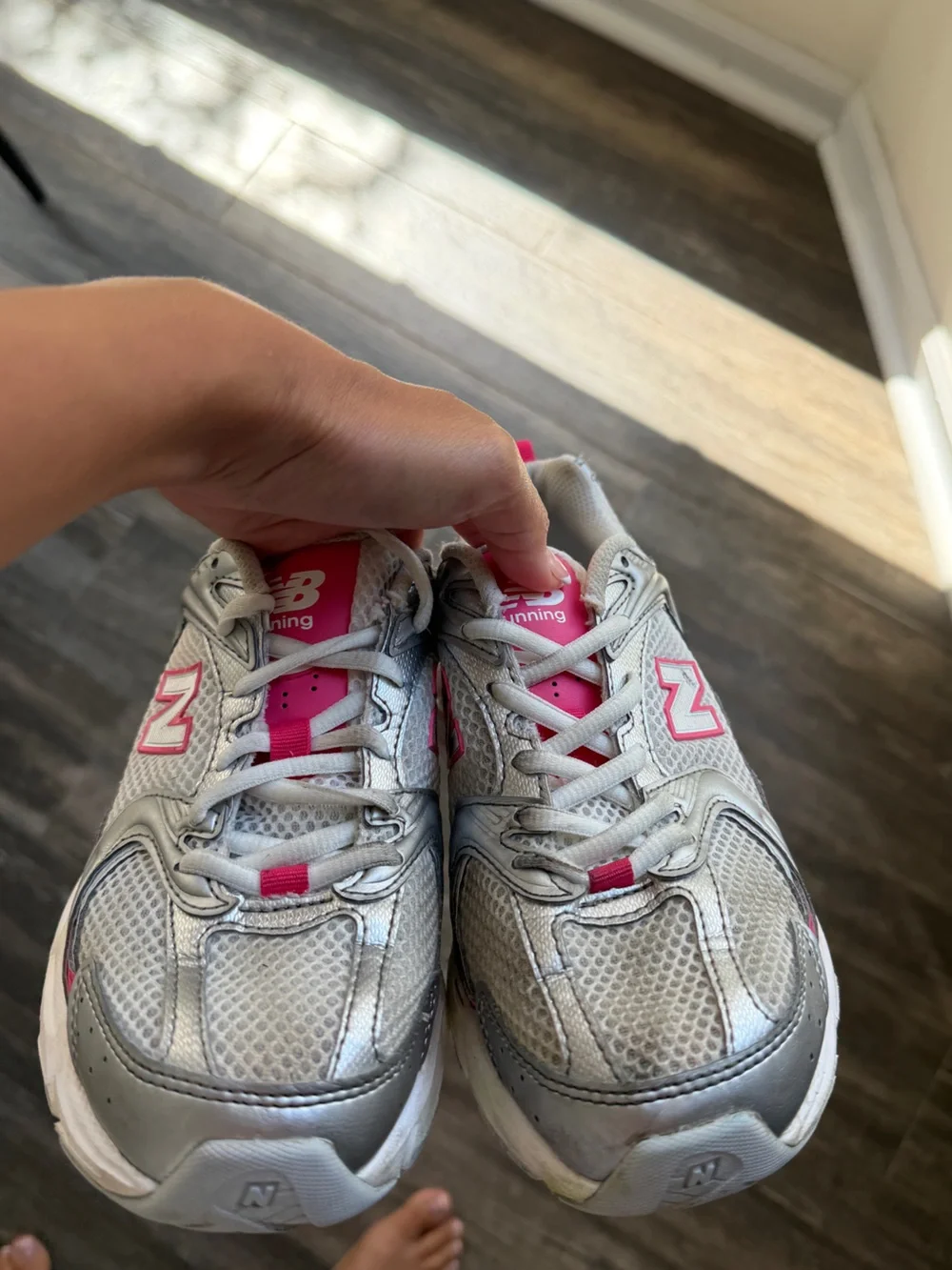 New Balance 530 sneakers in pink & white, size US 6 women’s  #newbalance